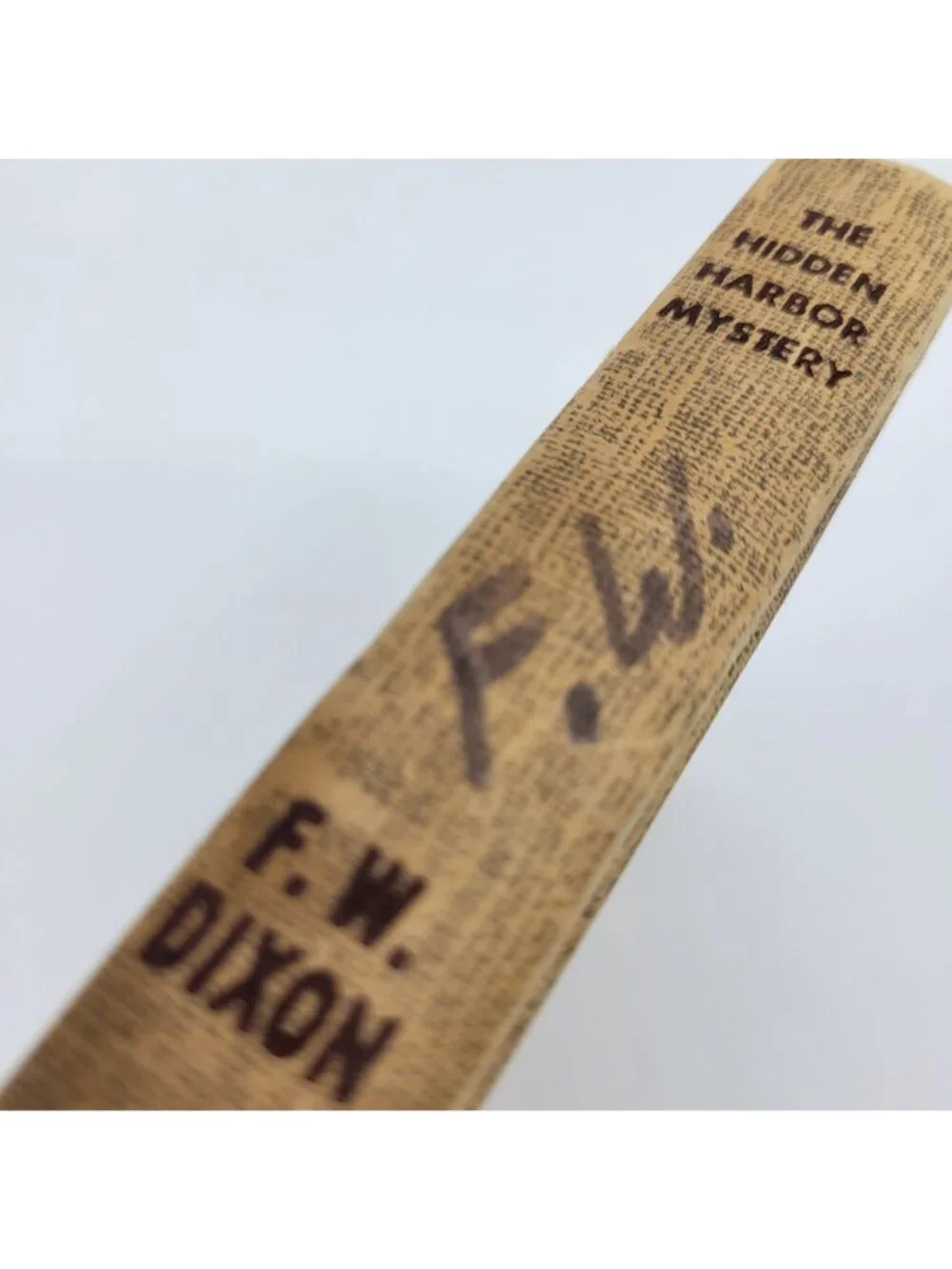 The Hidden Harbor Mystery 1935 Hardy Boys #14 Tan Hardcover by Franklin W. Dixon